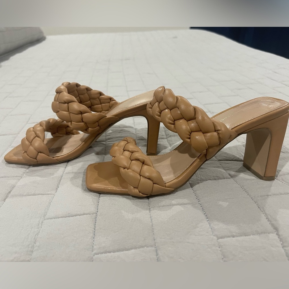 Bcbg nude sandals